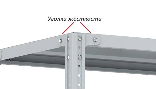 Стеллаж металлический Титан МС-750 2500x700x500/8