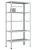 Стеллаж металлический Титан МС-750 2300x700x300/8