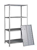 Стеллаж металлический ТС120 (1500х1200х800)/3 перф. Стеллаж металлический ТС120 (1500х1200х800)/3 перф.